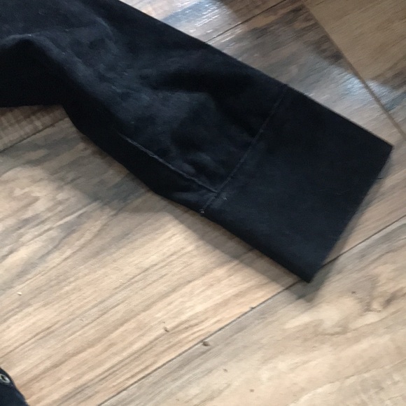 GABO black faux suede jacket size large - Picture 8 of 13